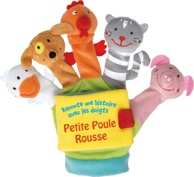 Raconte une histoire avec les doigts - Petite poule rousse - Livre Gant