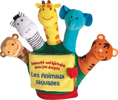 Raconte une histoire avec les doigts - Les Animaux sauvages - Livre Gant