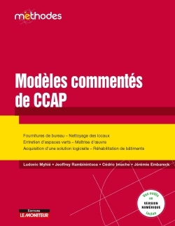 Modèles commentés de CCAP - Fournitures de bureau   Nettoyage des locaux - Entretien d espaces verts   Maîtrise d oeuvre -