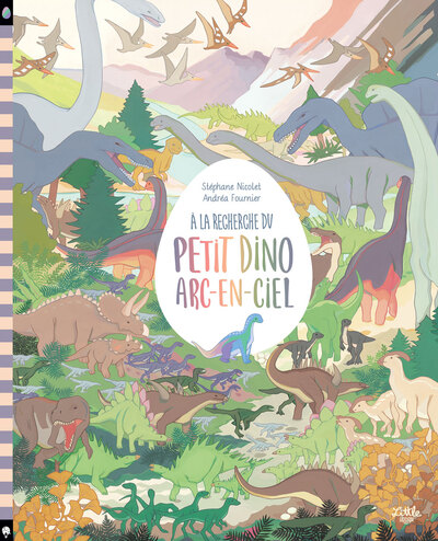 À la recherche du petit dino arc-en-ciel