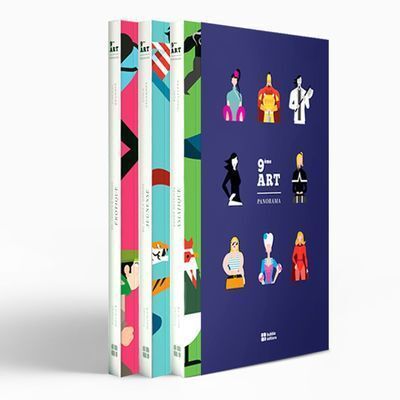 9ème art Panorama - Coffret 9eme ART Panorama (3 livres)