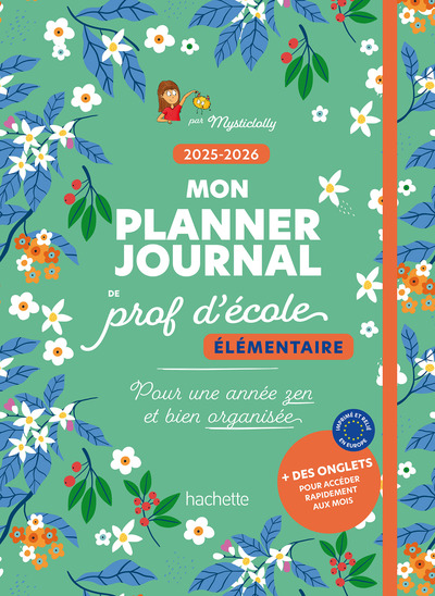 Mon planner journal de prof d'école Elémentaire - Edition 2025-2026