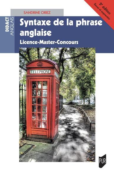 Syntaxe de la phrase anglaise - Licence-Master-Concours