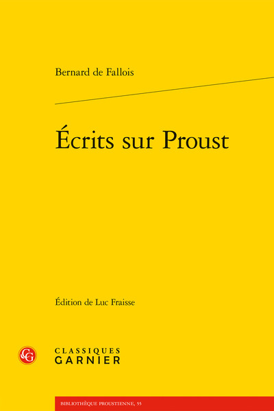 Écrits sur Proust