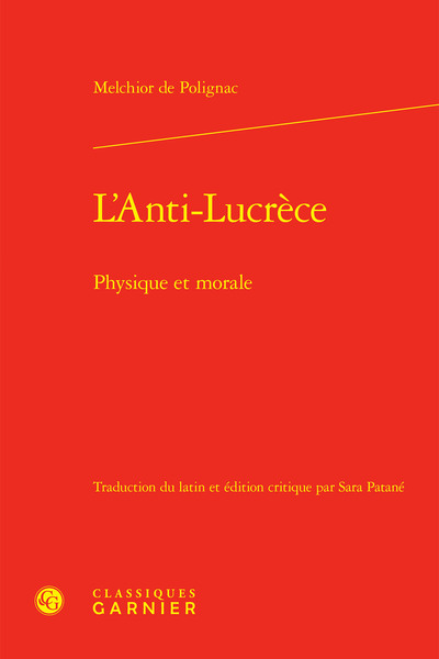 L'Anti-Lucrèce - Physique et morale