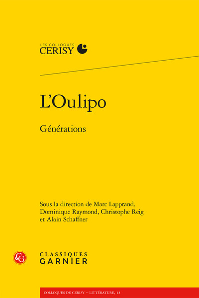 L'Oulipo - Générations
