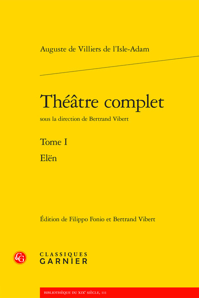 Théâtre complet - Elën