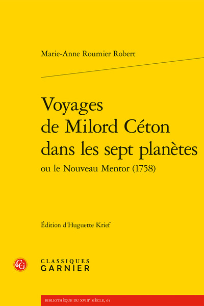 Voyages de Milord Céton dans les sept planètes