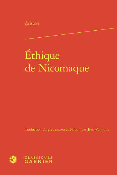 Éthique de Nicomaque
