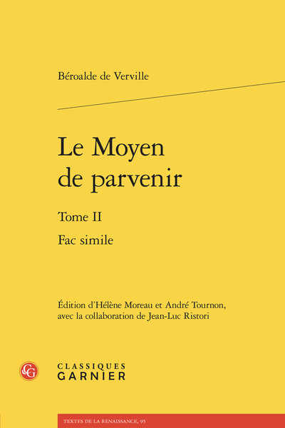 Le Moyen de parvenir - Fac simile