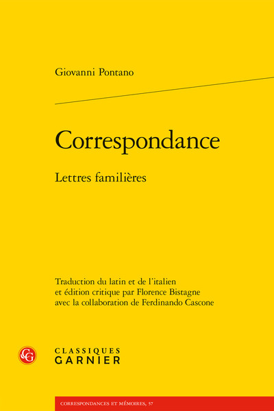 Correspondance - Lettres familières