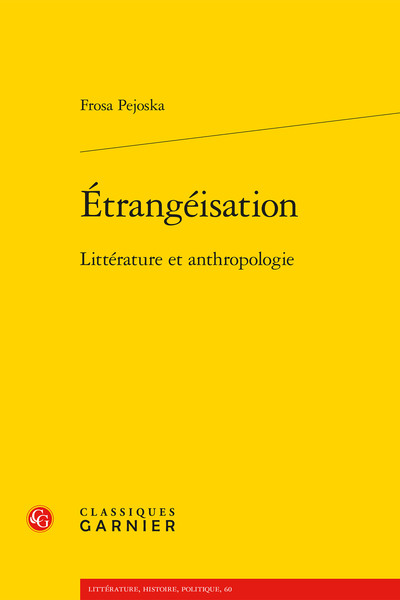 Étrangéisation - Littérature et anthropologie