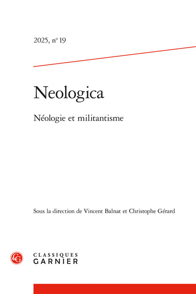 Neologica - Néologie et militantisme
