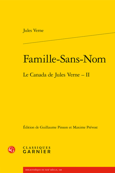 Famille-Sans-Nom - Le Canada de Jules Verne - II