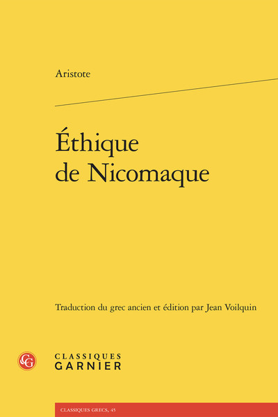 Éthique de Nicomaque