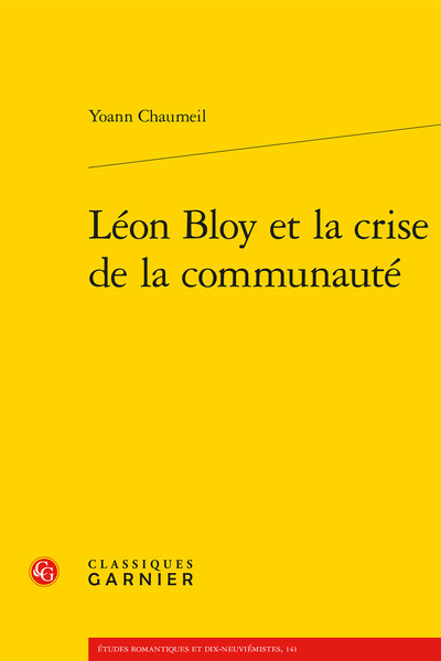 Léon Bloy et la crise de la communauté