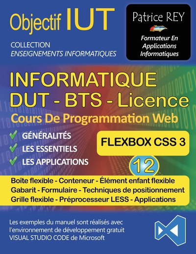 DUT Informatique - Flexbox (Tome 12) - avec Visual Studio Code