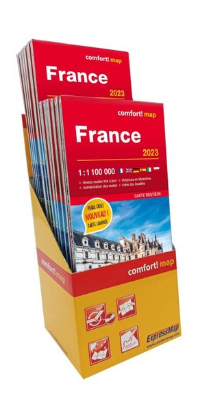 Display 12+1 France 2023 1/1M100 (carte format grand laminée)