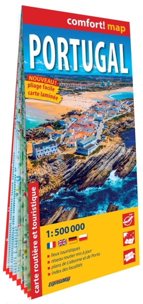 Portugal 1/500.000 (carte grand format laminée)
