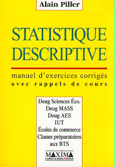 Statistique descriptive - Corrigés