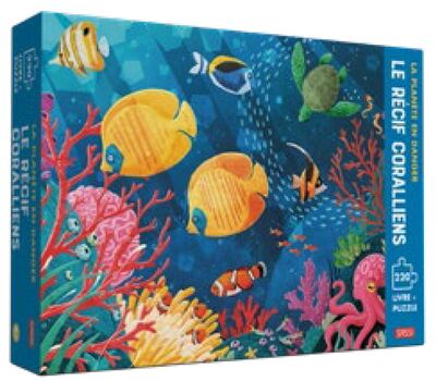 Les récifs coralliens - La planète en danger - Livre + puzzle
