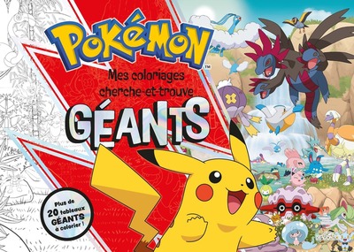 Pokémon - Mes coloriages cherche-et-trouve géants
