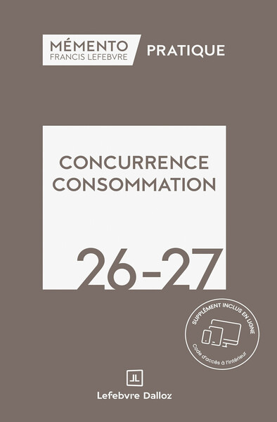 Mémento Concurrence - consommation 2026-2027