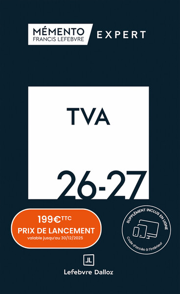 Mémento TVA 2026-2027