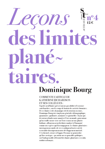 LECONS DES LIMITES PLANETAIRES