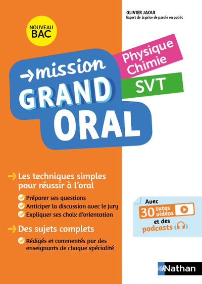 Mission Grand Oral - Physique Chimie - SVT