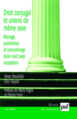 Droit conjugal et unions de même sexe - Mariage, partenariat et concubinage dans neuf pays européens. Préface de Marie Digoix et Patrick Festy