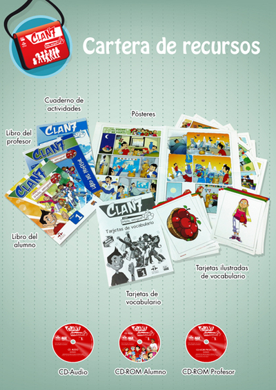 Clan 7 con ¡Hola, amigos! - Cartera de recursos para el profesor
