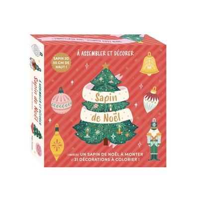 Coffret sapin de Noël - à assembler et décorer