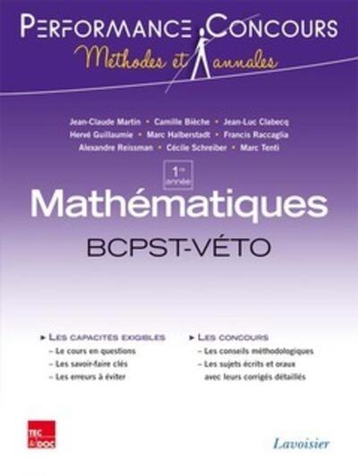 Mathématiques 1re année BCPST VÉTO