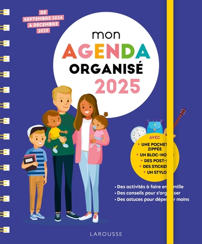 Mon Agenda Famille Organisée 2025