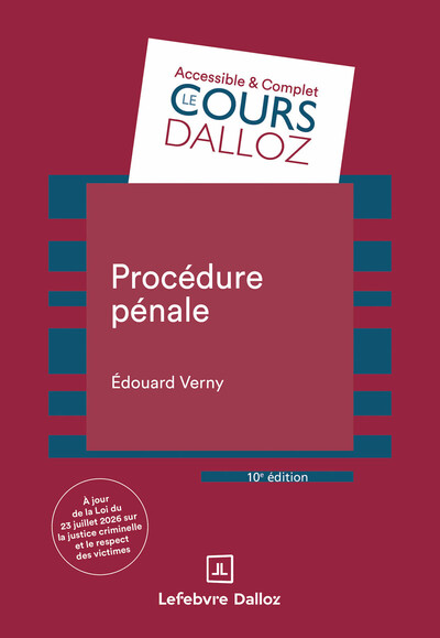 Procédure pénale. 10e éd.