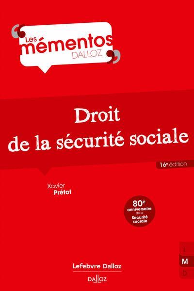 Droit de la sécurité sociale. 16e éd.