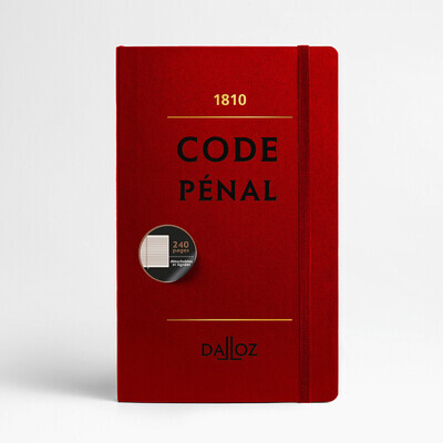Carnet Code pénal 1810