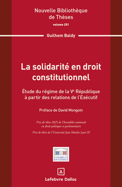 La solidarité en droit constitutionnel. Volume 251