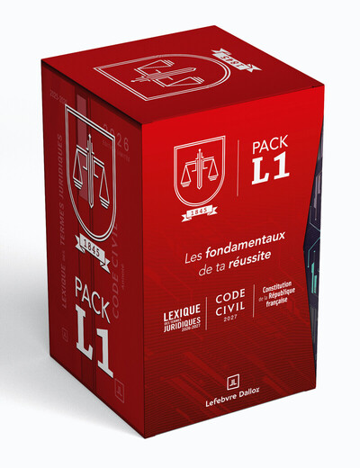 Pack L1 2027 : Code civil - Lexique des termes juridiques - Constitution de la République Française
