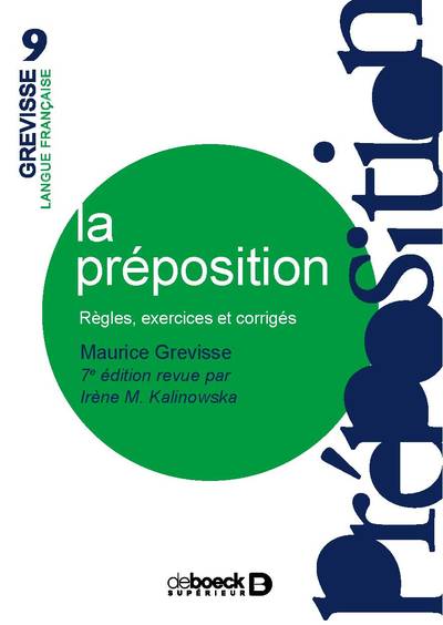 La préposition - Règles, exercices, corrigés