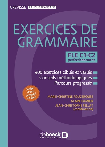 Grevisse FLE C1-C2 Exercices de grammaire - Perfectionnement