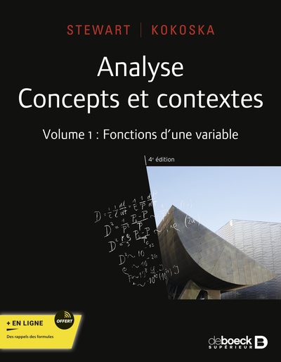 Analyse - Concepts et contextes. Volume 1 : Fonctions d'une variable