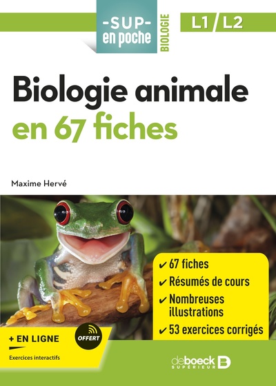 Biologie animale en 52 fiches - Licences 1 et 2, Capes et BCPST