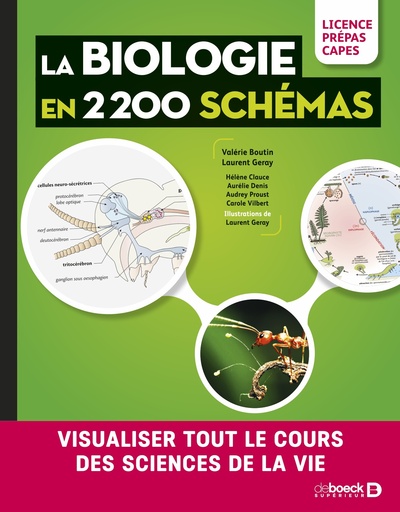 Biologie en 2200 schémas - Licence, prépas, Capes