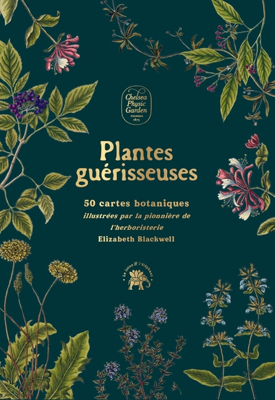 Plantes guérisseuses - 50 cartes botaniques illustrées par la pionnière de l'herboristerie Elizabeth Blackwell