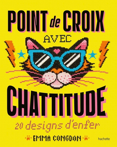 Point de croix avec chattitude - 20 designs d'enfer