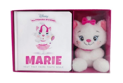 DISNEY - Coffret Mes Premières Histoires livre + peluche - Marie veut tout faire toute seule
