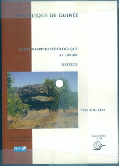 Carte morphopédologique de la République de Guinée - N° 114 - Coffret comprenant : 1 notice, 3 annexes, 2 cartes.