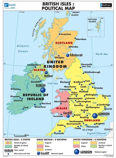 Les îles Britanniques en Anglais : Politique / Influence britannique dans le monde